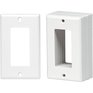 EATON 10 Pack White Plastic 1-Gang Decorator Wall Plates