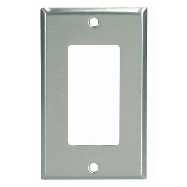 EATON Stainless Steel 1 Device Switch Plate