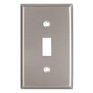 EATON Stainless Steel 1 Toggle Switch Plate