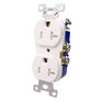 EATON 20 Amp White Tamper Resistant Duplex Receptacle