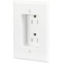 EATON White Recessed Tamper Resistant Duplex Receptacle