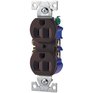 EATON 125 Volt 15 Amp Brown Duplex Receptacle