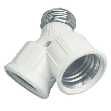 EATON White Twin Light Socket