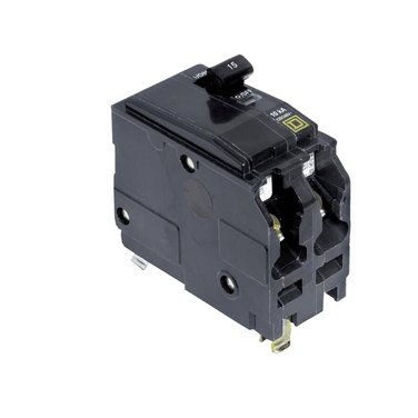 SQUARE D 2 Pole 15 Amp Circuit Breaker