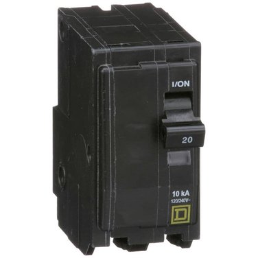 SQUARE D 2 Pole 20 Amp Circuit Breaker