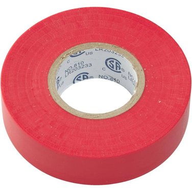 HOME ELECTRIC PVC Electrical Tape - Red, 7 mil x 3/4" x 60'