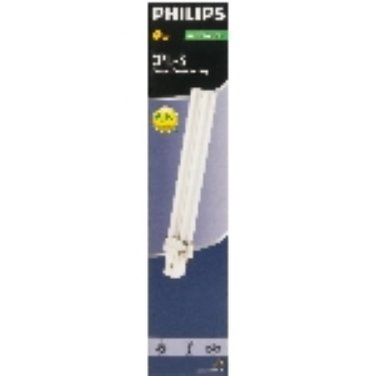 9W PL-S Bi-Pin G23 CFL Light Bulb, White