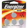 Energizer 3V Lithium 2032 Coin Cell Batteries - 4 Pack