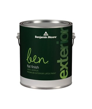 Benjamin Moore ben Paint - Flat, 3.79 L