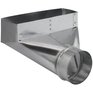 IMPERIAL MANUFACTURING 3-1/4" x 10" x 4" Angle Boot Duct