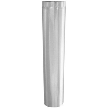 IMPERIAL MANUFACTURING 6" x 30" 30 Gauge Galvanized Duct Pipe