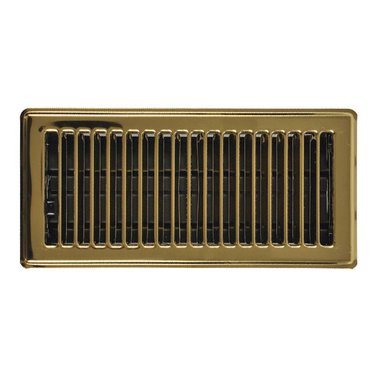 IMPERIAL Floor Diffuser Brass 3 X 10"