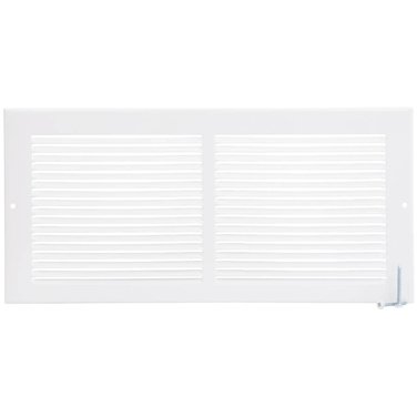 IMPERIAL MANUFACTURING 6" x 14" White Sidewall Grille