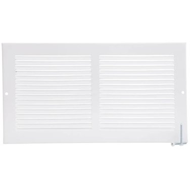 IMPERIAL MANUFACTURING 6" x 12" White Sidewall Grille