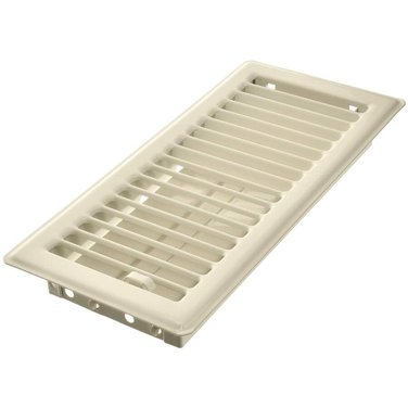 IMPERIAL MANUFACTURING 4" x 10" Almond Floor Register