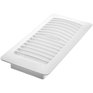 IMPERIAL MANUFACTURING 4" x 10" White Poly Floor Register