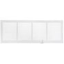 IMPERIAL MANUFACTURING 8" x 24" White Sidewall Grille