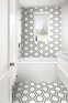 7x8 Form Hexagon Porcelain Tile