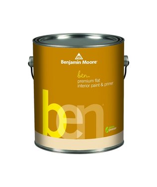 Benjamin Moore ben Paint - Flat, 3.79 L