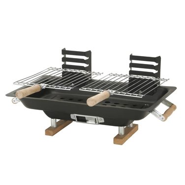 Marsh Allan Table Top Steel Hibachi Charcoal Barbecue