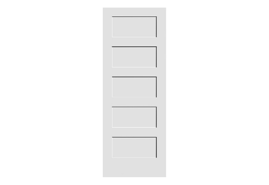 Trimlite Five Panel Shaker Door