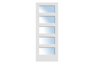 Trimlite Five Panel Shaker Door w/ Clear Glass - Special Order