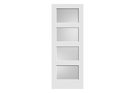 Trimlite Four Panel Shaker Door w/ Diffused Glass - Special Order