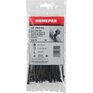 HOME PAK 100 Pack 5-3/8" Black Cable Ties