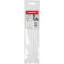 HOME PAK 12 Pack 8" White Cable Ties