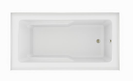 City 60" X 32" alcove bathtub