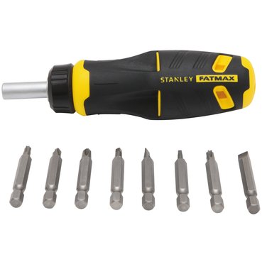 Stanley Fatmax Push-N-Pick Multi-Bit Ratcheting Screwdriver