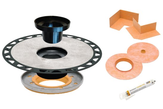 Schluter Kerdi-Drain Adaptor Flange Kit - 5-1/4" ABS