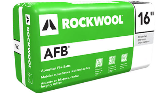 Rockwool Acoustical Fire Batts Insulation - 16"