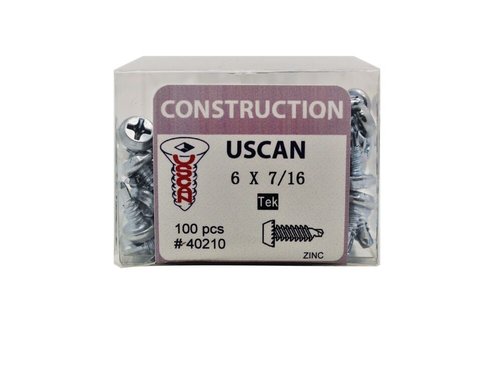 Uscan #6 Tek Framing Screw - 100 Pack