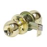 DOOR LOCK KNOB ENTRY POLISH BRASS