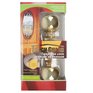 DOOR LOCK KNOB PASSAGE POLISHED BRASS