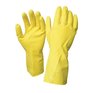 Disposable Yellow Rubber Gloves - 12 Pack