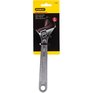Stanley 8" Chrome Adjustable Wrench