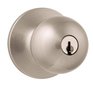 WEISER LOCK Satin Nickel Regina Safelock Entrance Knobset