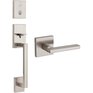 WEISER LOCK Satin Nickel San Clemente/Halifax Smart Key Entrance Gripset