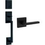 WEISER LOCK San Clemente/Halifax Entrance Gripset - Matte Black + SmartKey Technology