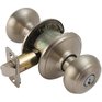 SCHLAGE LOCK Satin Nickel Georgian Entrance Knobset