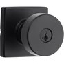 WEISER LOCK Cambie Entrance Knobset - Matte Black + SmartKey Technology