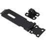 Builder's Hardware 4-1/2" Black Heavy Duty Safety Hinge Hasp