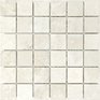 2x2 Ivory Travertino Filled and Honed Mosaic
