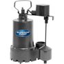 SUPERIOR PUMP 1/3 HP Submersible Cast Iron Sump Pump - with Vertical Float Switch