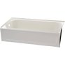BRIGGS 60" x 30'' Pendant Bathtub - with Left Hand Drain, White