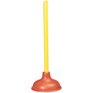 GENERIC 4" Toilet Plunger - Red