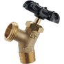 HOME PLUMBER 1/2" Sediment Faucet - with Black Handle