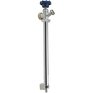 HOME PLUMBER 12" Frost Proof Wall Hydrant - with PEX Fitting, Chrome